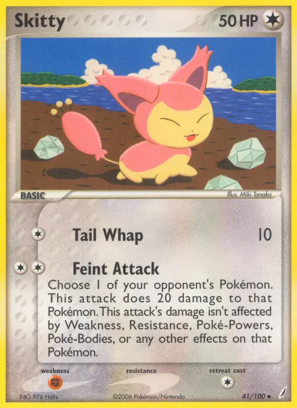 Skitty, Pokémon card