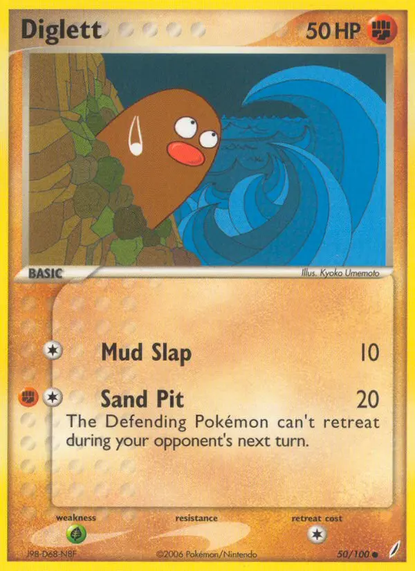 Diglett, Pokémon card