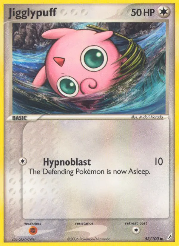 Jigglypuff, Pokémon card