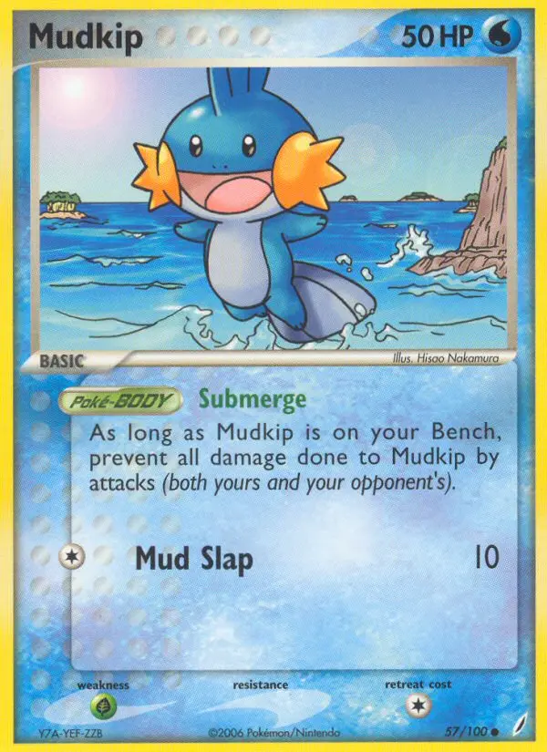Mudkip, Pokémon card
