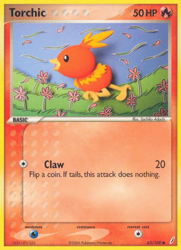 Torchic, Pokémon card