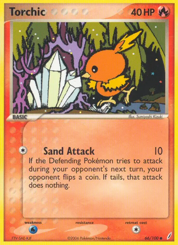Torchic, Pokémon card