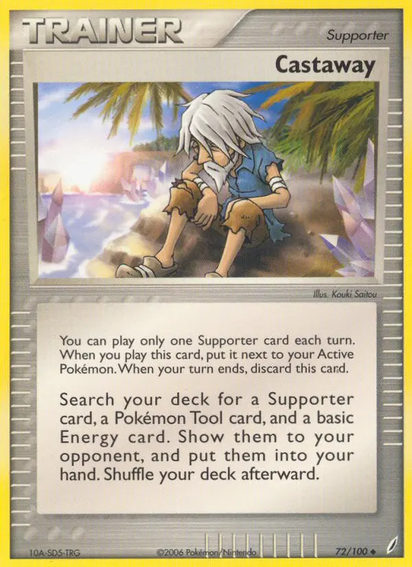 Castaway, Pokémon card