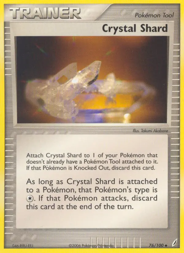 Crystal Shard, Pokémon card