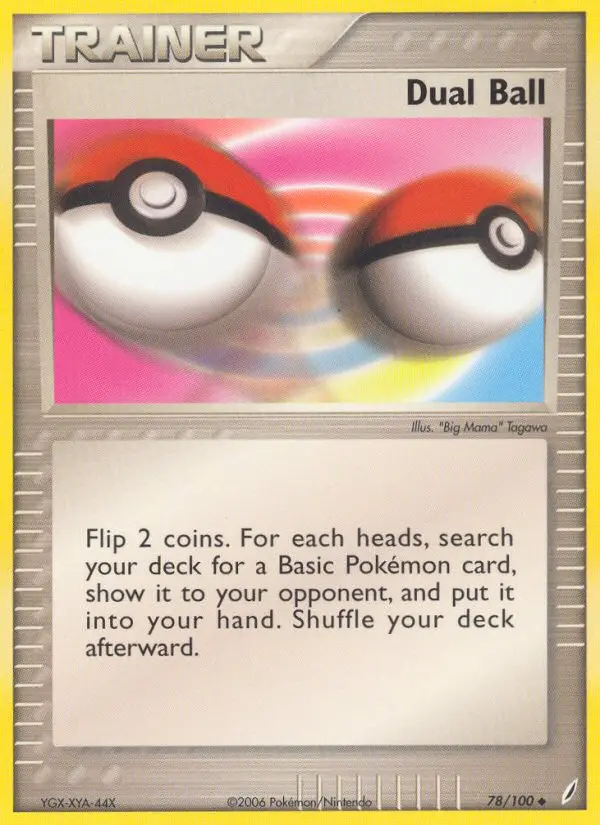 Dual Ball, Pokémon card