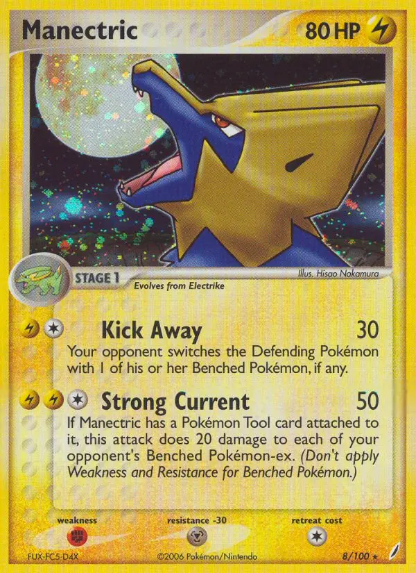 Manectric, Pokémon card