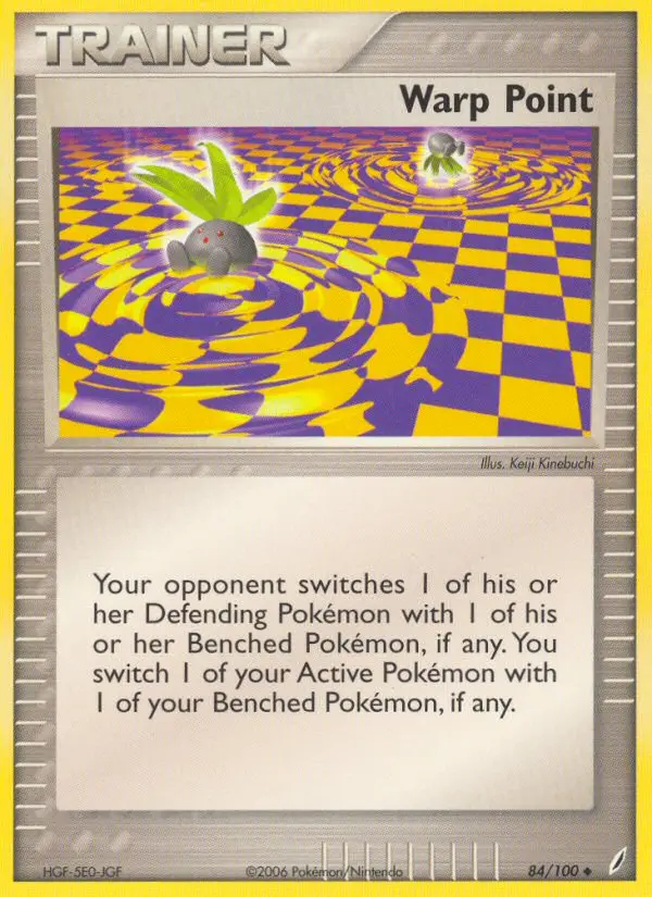 Warp Point, Pokémon card