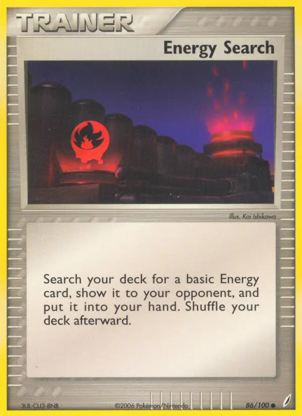 Energy Search, Pokémon card