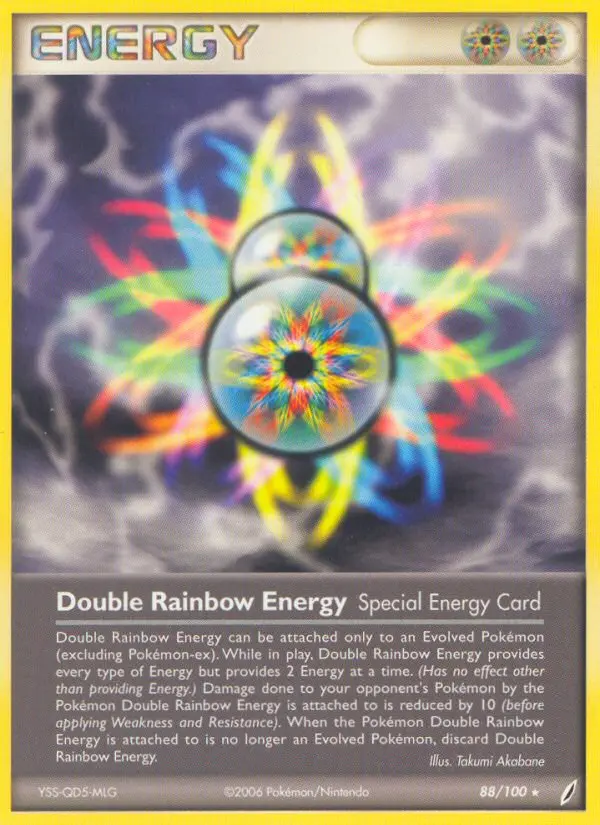 Double Rainbow Energy, Pokémon card