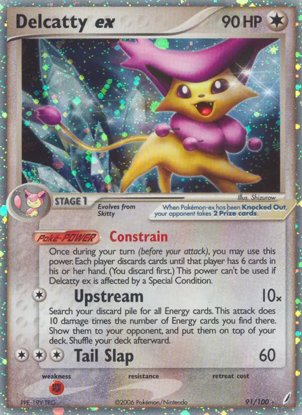 Delcatty ex, Pokémon card