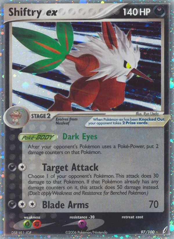 Shiftry ex, Pokémon card