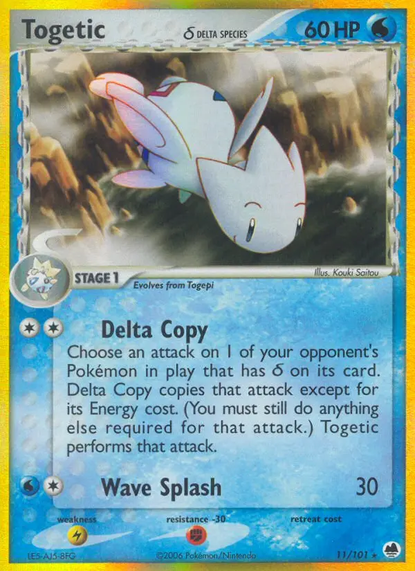 Togetic δ, Pokémon card