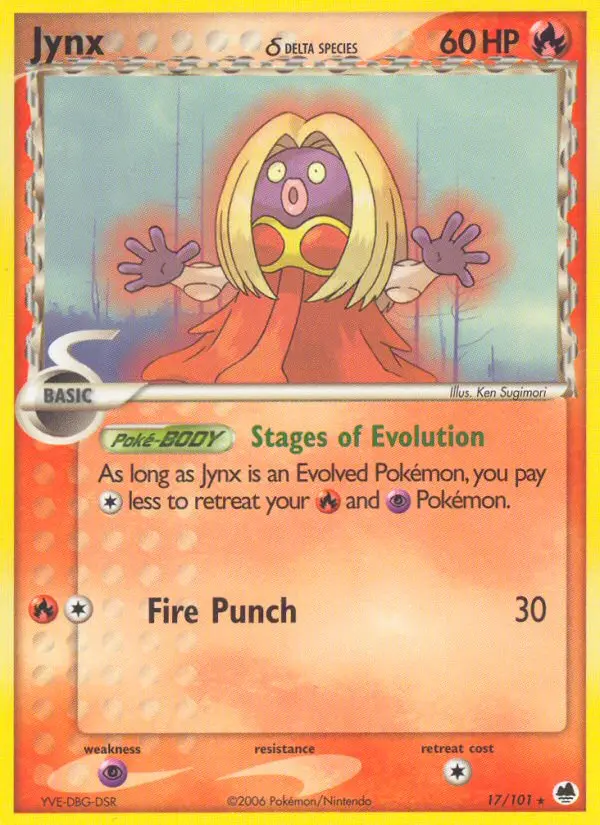 Jynx δ, Pokémon card