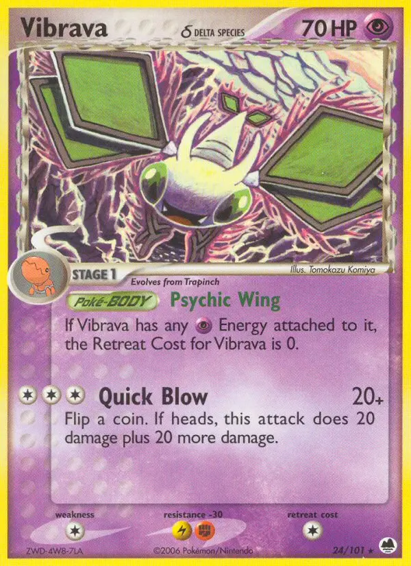 Vibrava δ, Pokémon card