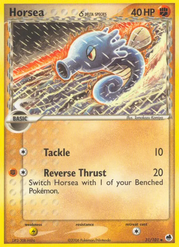 Horsea δ, Pokémon card