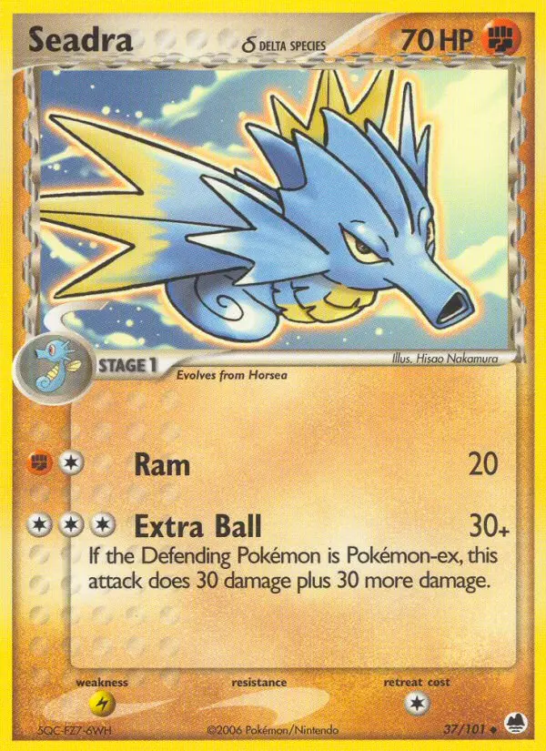 Seadra δ, Pokémon card