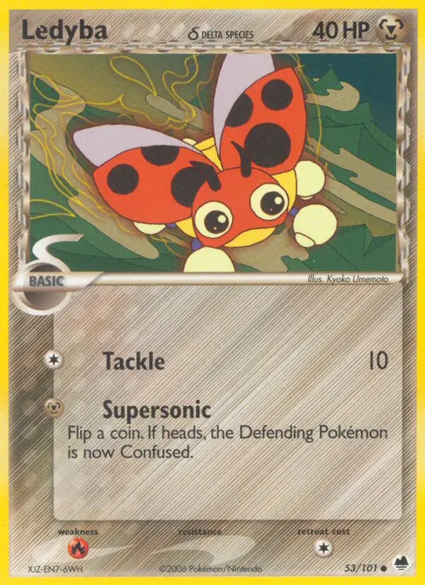 Ledyba δ, Pokémon card