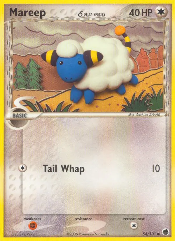 Mareep δ, Pokémon card