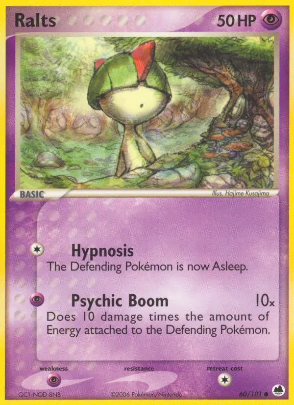 Ralts, Pokémon card