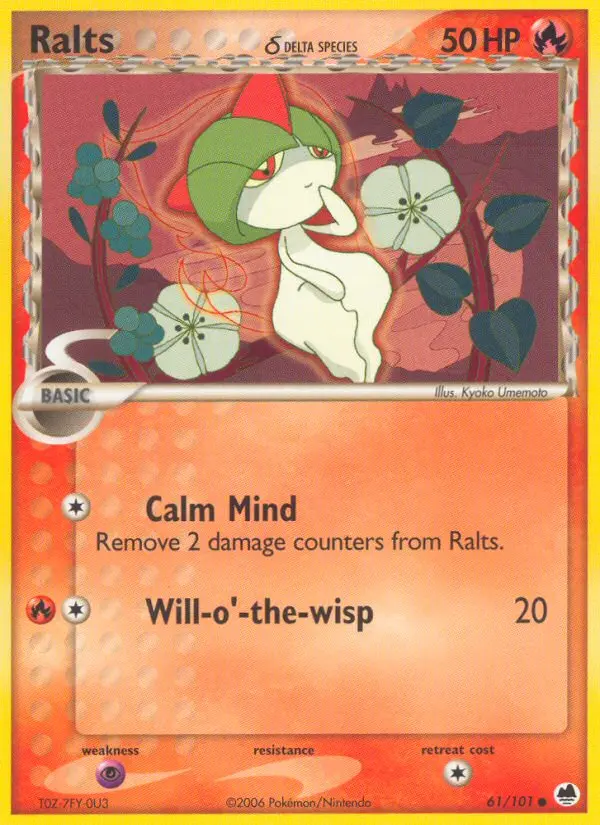 Ralts δ, Pokémon card