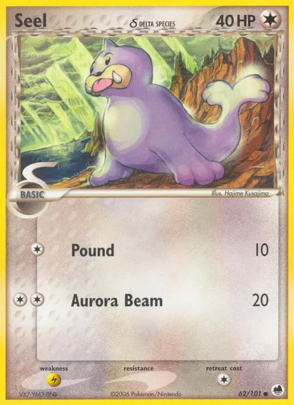 Seel δ, Pokémon card