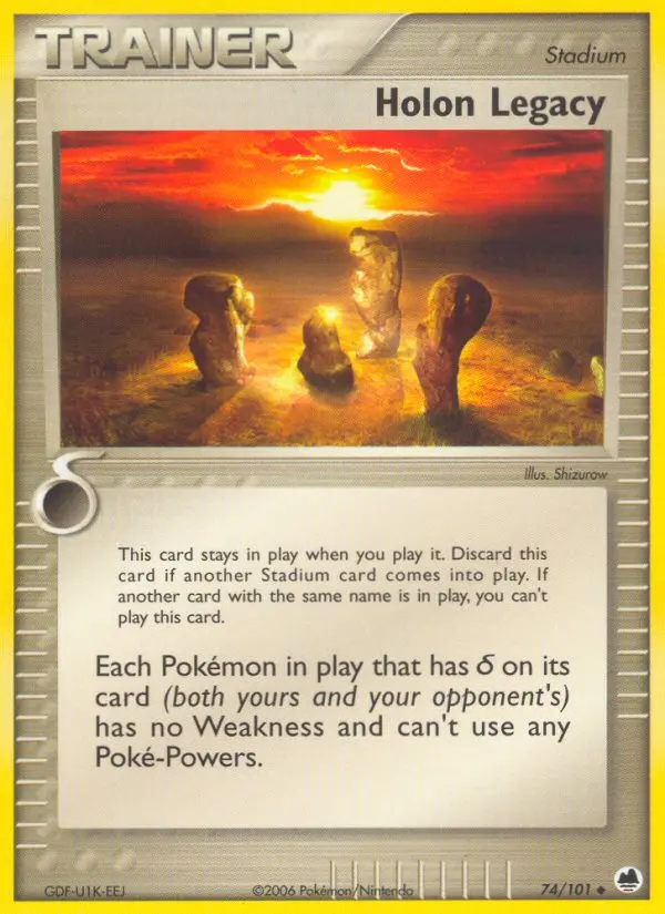 Holon Legacy, Pokémon card