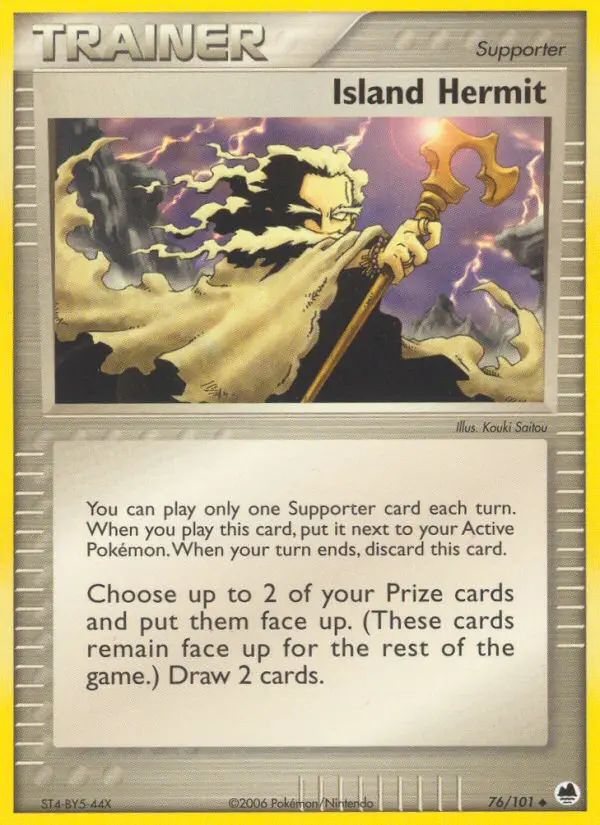 Island Hermit, Pokémon card