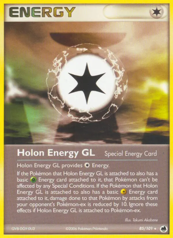 Holon Energy GL, Pokémon card