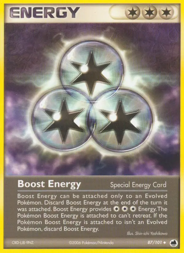 Boost Energy, Pokémon card