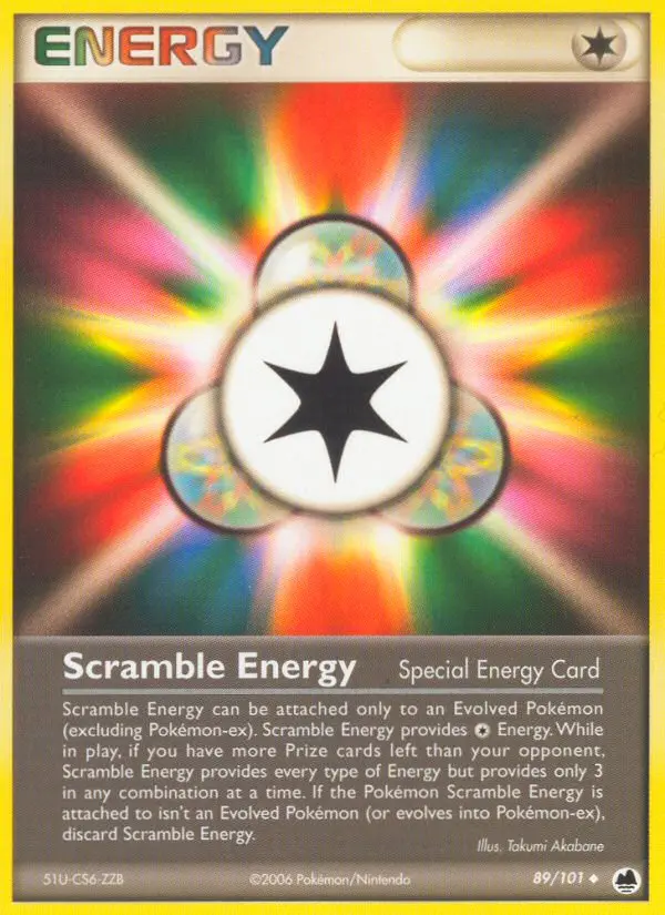 Scramble Energy, Pokémon card