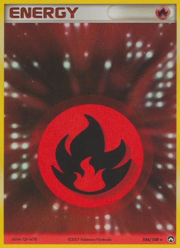 Fire Energy, Pokémon card