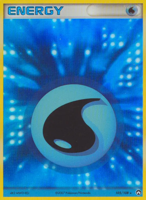 Water Energy, Pokémon card