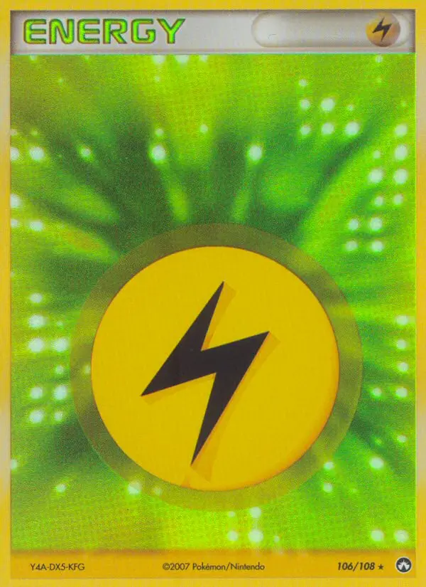 Lightning Energy, Pokémon card