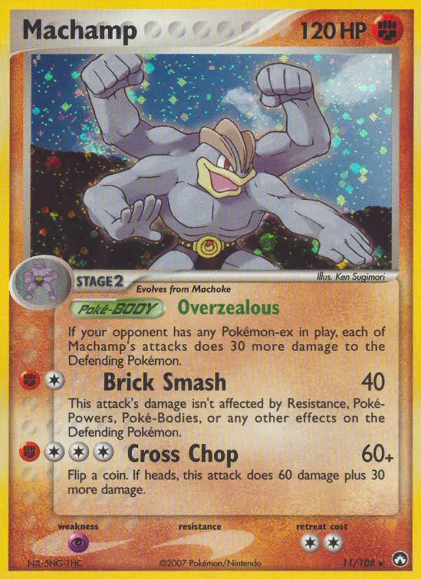 Machamp, Pokémon card