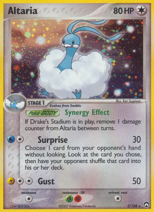 Altaria, Pokémon card