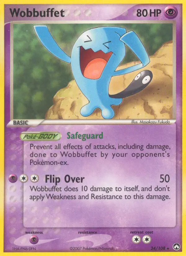 Wobbuffet, Pokémon card