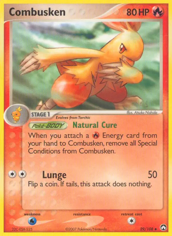 Combusken, Pokémon card