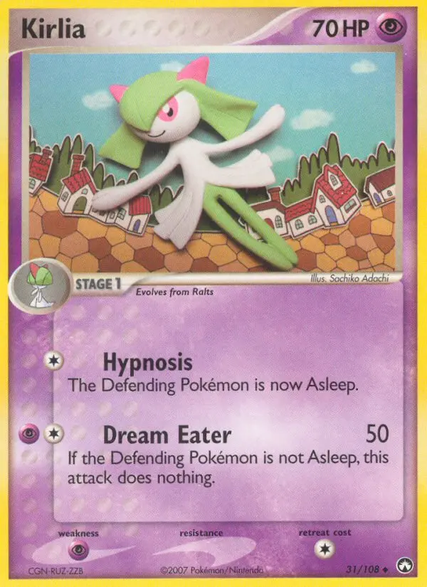 Kirlia, Pokémon card