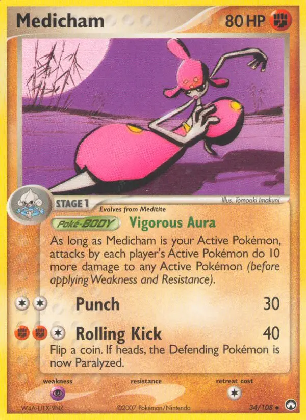 Medicham, Pokémon card