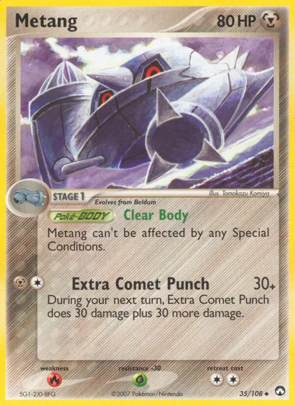Metang, Pokémon card