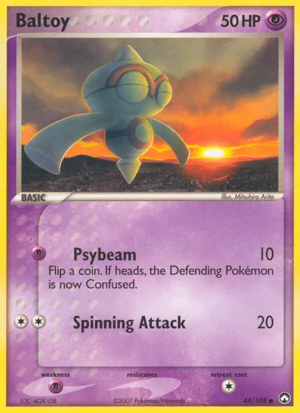 Baltoy, Pokémon card