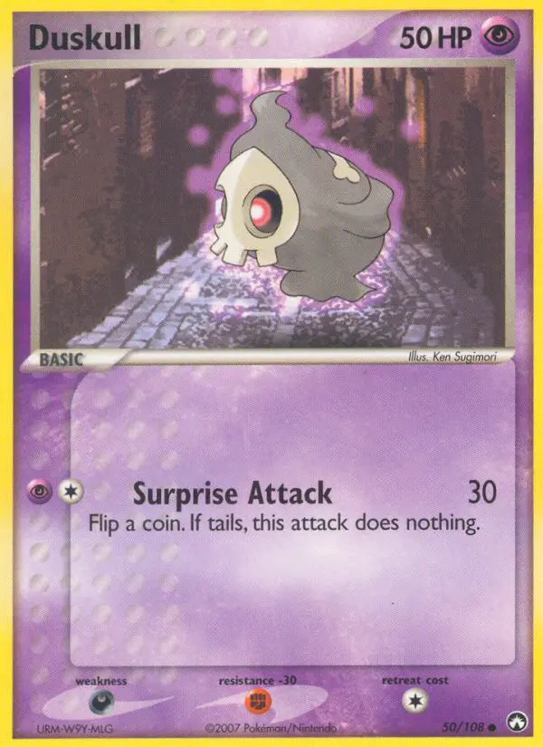 Duskull, Pokémon card
