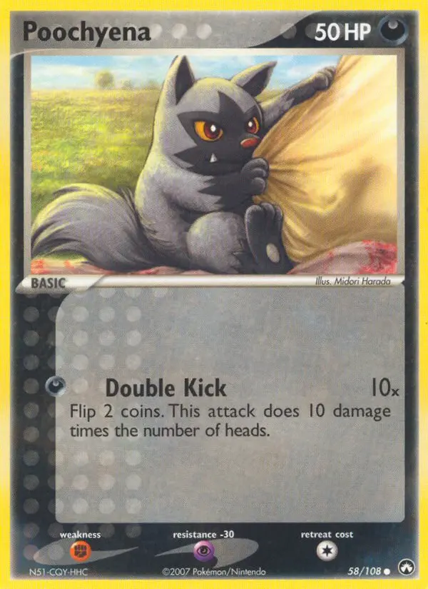 Poochyena, Pokémon card