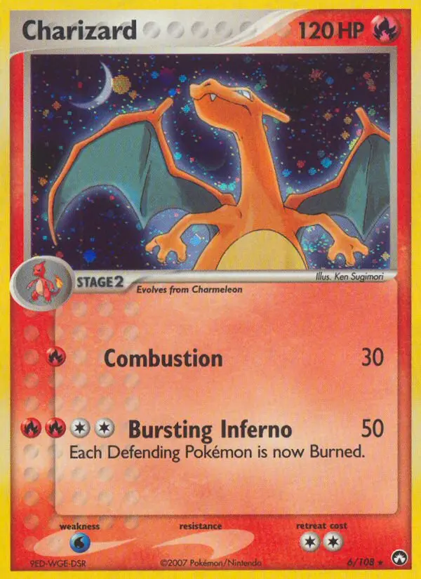 Charizard, Pokémon card