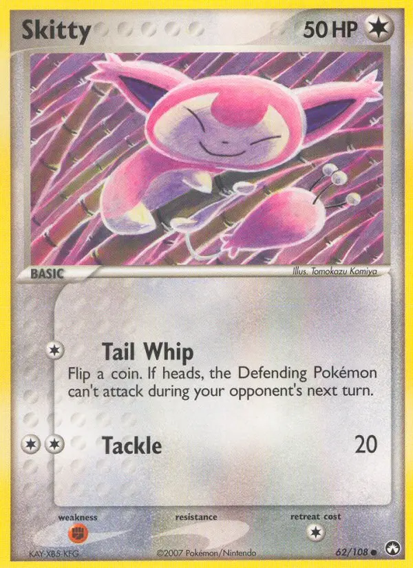 Skitty, Pokémon card