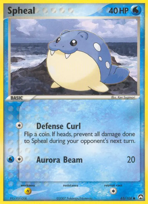 Spheal, Pokémon card