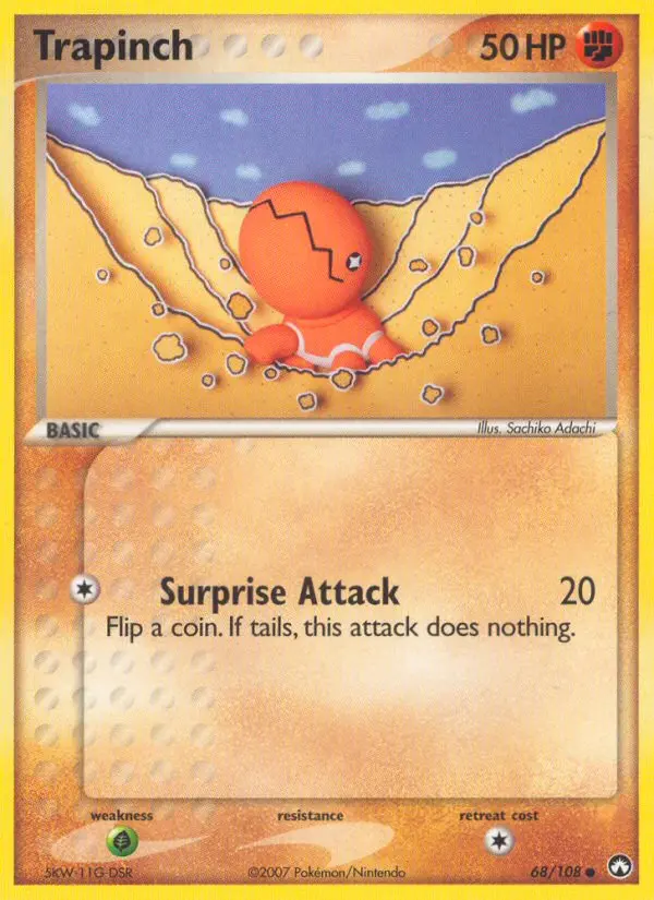 Trapinch, Pokémon card