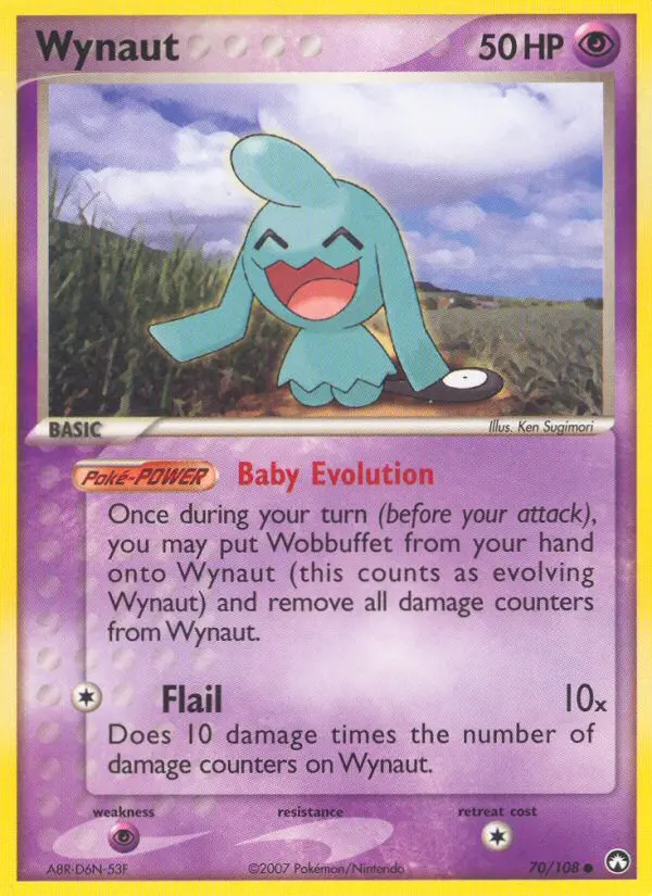 Wynaut, Pokémon card