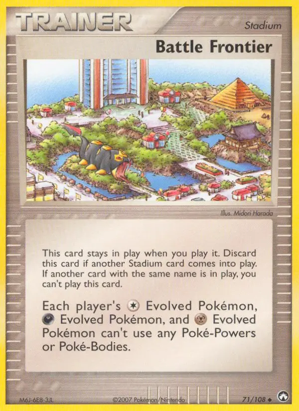 Battle Frontier, Pokémon card
