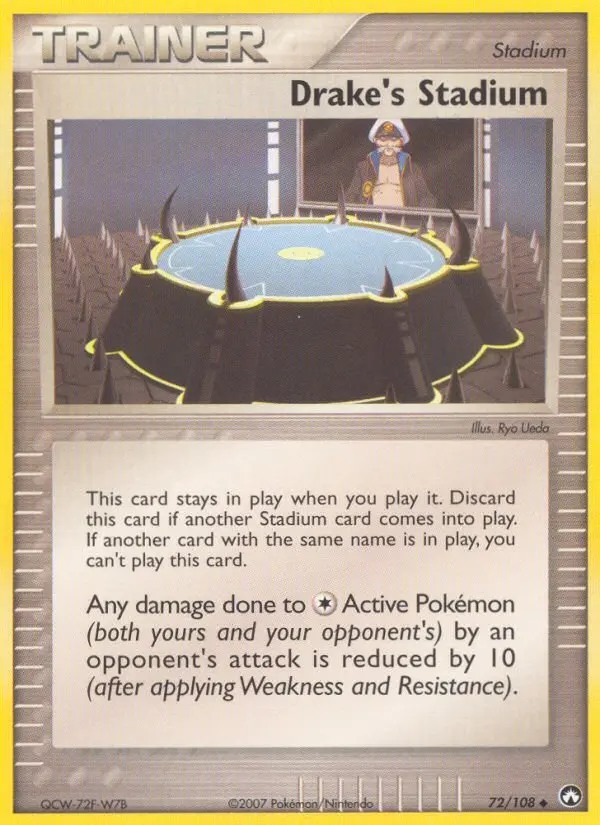 Drake's Stadium, Pokémon card